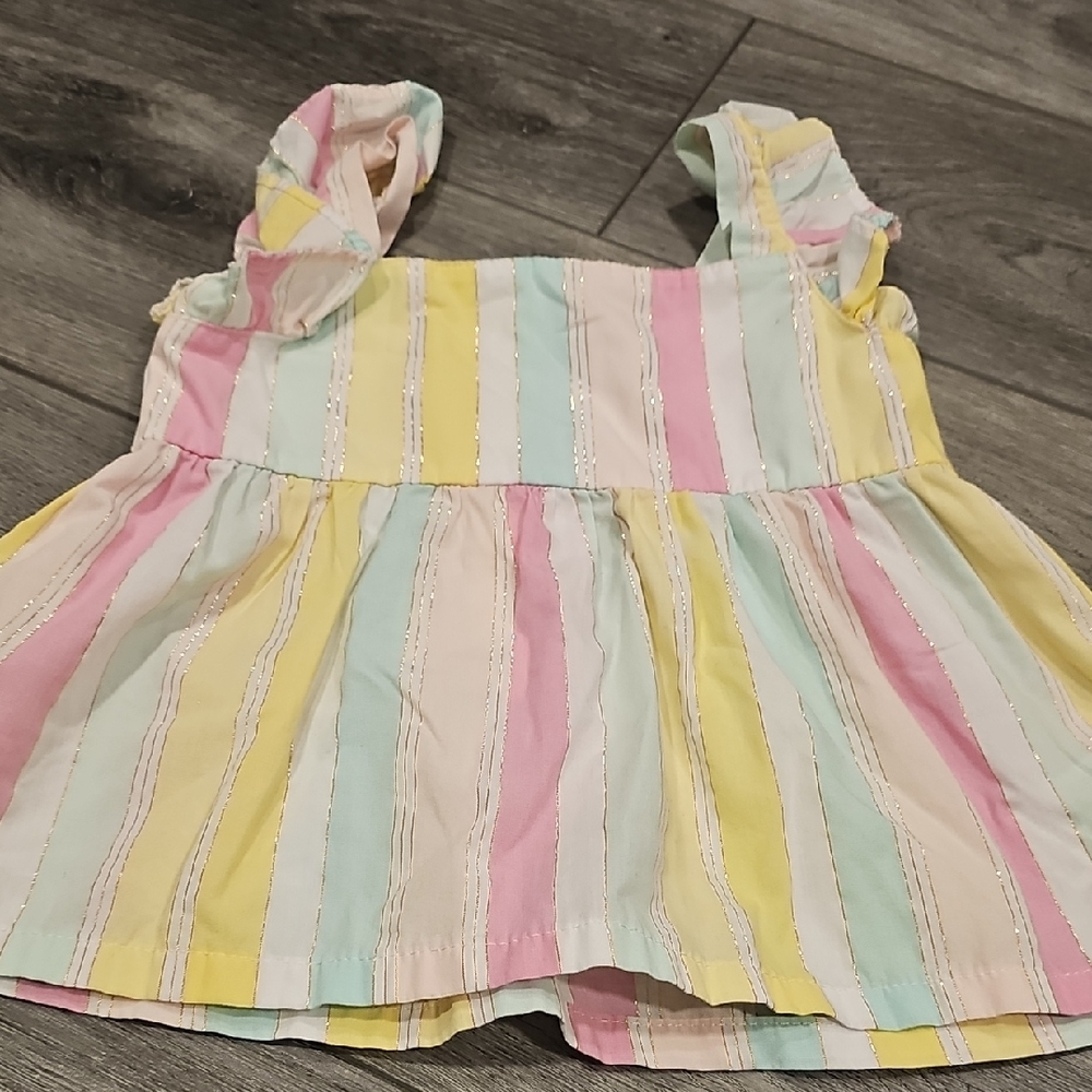 Pastel Striped Kids Top
